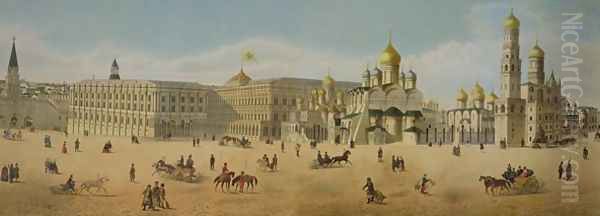 The Great Kremlin Palace and the Cathedrals of the Annunciation and of the Archangel - view 1