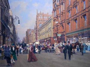 Buchanan Street in 1910 by Samuel Ireland