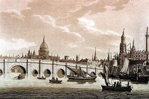 London Bridge by Samuel Ireland