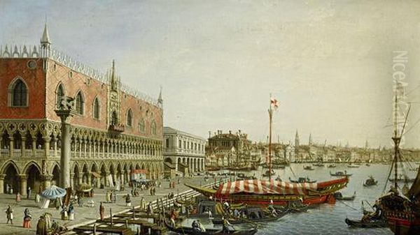 The Riva Degli Schiavoni With The Palazzo Ducale, Venice - view 1