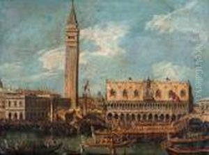 The Molo From The Bacino Di San Marco