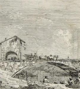 Tombstone by (Giovanni Antonio Canal) Canaletto