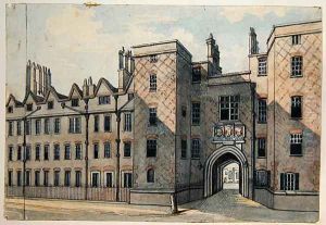 Lincolns Inn Gate by Samuel Ireland