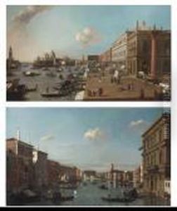 View Of The Molo, Venice by (Giovanni Antonio Canal) Canaletto