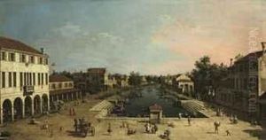 View Of Mestre by (Giovanni Antonio Canal) Canaletto
