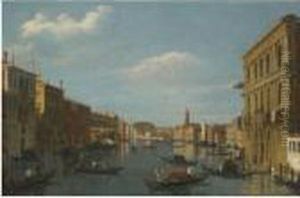 Venice, A View Of The Grand Canal Looking North West From The
Palazzo Vendramin-calergi To S. Geremia And The Palazzo
Flangini Venice, A View Of The Grand Canal Looking North West From The
Palazzo Vendramin-calergi To S. Geremia And The Palazzo
Flangini