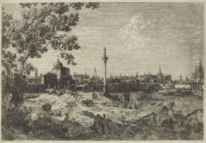 Phantasieansicht Von Padua by (Giovanni Antonio Canal) Canaletto