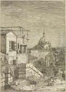 Das Haus Mit Der Inschrift by (Giovanni Antonio Canal) Canaletto