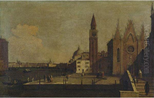 The Grand Canal Looking East From Santa Maria Della Carita Towardsthe Bacino - view 1