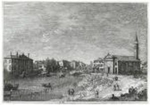 Al Dolo by (Giovanni Antonio Canal) Canaletto