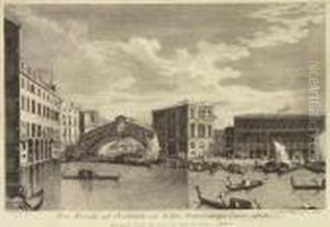 Pons Rivoalti Ad Occidentem, Cum Aedibus Publicis Utrique Lateri Adjectis