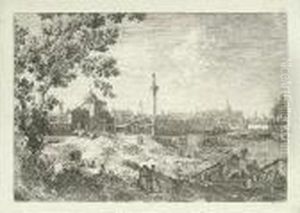 Imaginary View Of Padua. by (Giovanni Antonio Canal) Canaletto