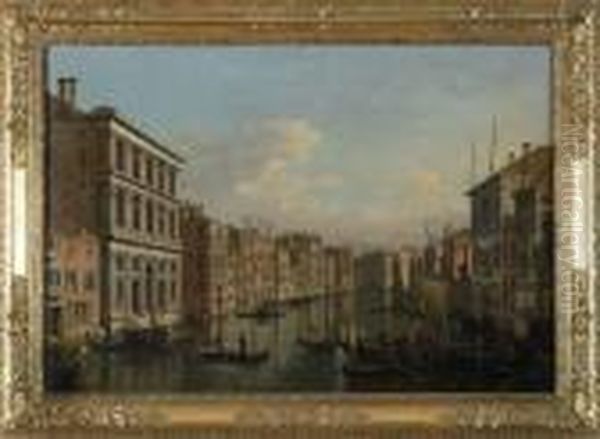 Le Grand Canal, A La Hauteur Des Palais Grimari Et Foscari - view 1