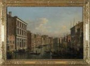 Le Grand Canal, A La Hauteur Des Palais Grimari Et Foscari