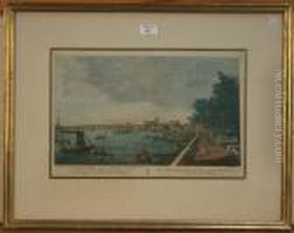A North East View Of Westminster With The New Bridge Taken From Somerset Garden - view 1