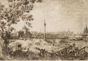 Imaginare Ansicht Von Padua by (Giovanni Antonio Canal) Canaletto