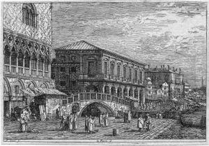 Le Preson by (Giovanni Antonio Canal) Canaletto
