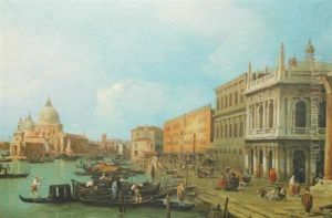 A View Of Venice by (Giovanni Antonio Canal) Canaletto
