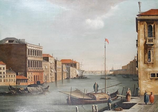 The Canal Grande Looking East, From The Campo San Vio - view 1