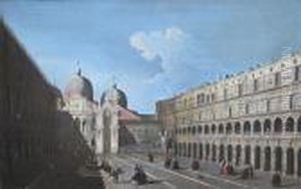 Vue De La Petite Cour Du Palais Des Doges - view 1