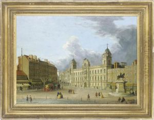 The Old Northumberland House by (Giovanni Antonio Canal) Canaletto