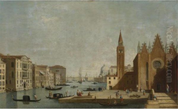 View Of The Grand Canal From Santa Maria Carita To The Bacino Di San Marco - view 1