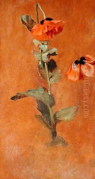 Study of Poppies - view 1