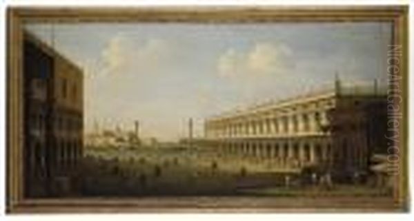 A View Of The Piazzetta, Venice,
Looking South, With The Basilica Of San Giorgio Maggiore Beyond - view 1
