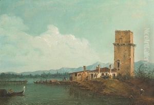 A View Of The Tower Of Malghera A View Of The Tower Of Malghera