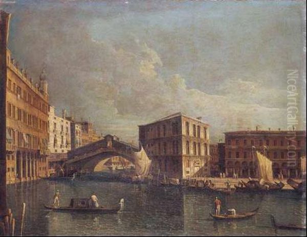 Venezia, Canal Grande Con Il Ponte Di Rialto Visto Da Nord - view 1