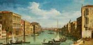 Il Bacino Di San Marco A Venezia by (Giovanni Antonio Canal) Canaletto