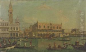 View Of Palazzo Ducale by (Giovanni Antonio Canal) Canaletto