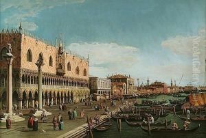 Views Of The Grand Canal: Two by (Giovanni Antonio Canal) Canaletto