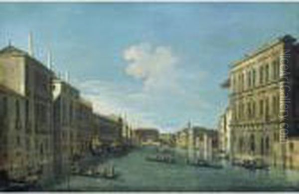 Venice, A View Of The Grand
Canal From The Palazzo Vendramin-calergi Looking Towards The Cannaregio - view 1
