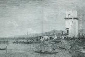 La Torre Di Malghera (bromberg 2) by (Giovanni Antonio Canal) Canaletto