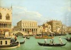 Grand Canal by (Giovanni Antonio Canal) Canaletto