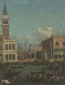 The Molo, Venice by (Giovanni Antonio Canal) Canaletto