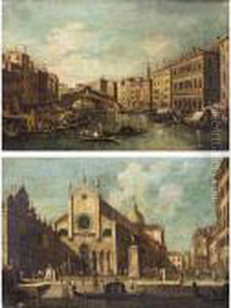 Venice, A View Of The Rialto Bridge - view 1
