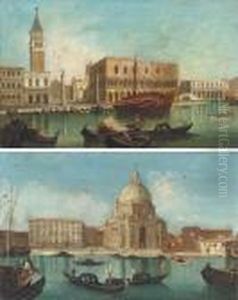 The Molo With The Palazzo Ducale by (Giovanni Antonio Canal) Canaletto