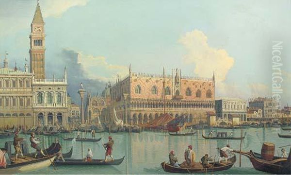 The Molo And The Palazzo Ducale, Venice - view 1