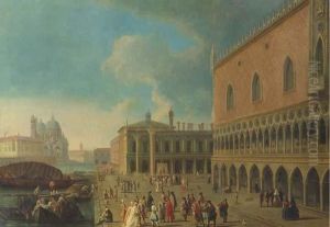The Doge's Palace by (Giovanni Antonio Canal) Canaletto