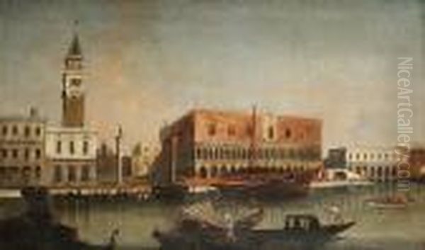The Molo From The Bacino Di San Marco, Venice - view 1