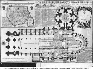 Plan of the Abbey Church of St Denis Plan of the Abbey Church of St Denis