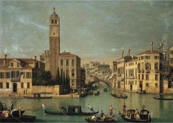 Venice, The Cannareggio And The Entrance To The Grand Canal - view 1