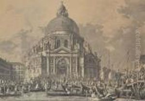 Solennita Del Corpus Domini Durante La Republica Di Venezia by (Giovanni Antonio Canal) Canaletto
