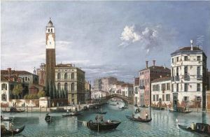 Venice: The Grand Canal Looking 
North-west Towards S. Geremia And The Entrance To The Cannaregio