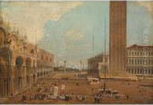 Venice, A View Of The Piazza Di San Marco, Looking South