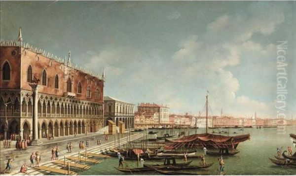 Venice, A View Of The Riva Degli Schiavoni, Looking East - view 1