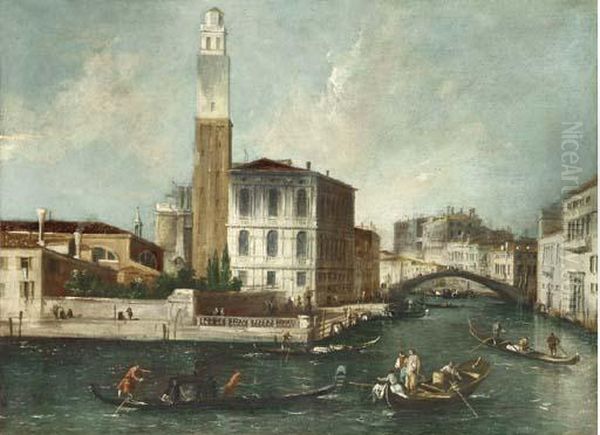 The Grand Canal, Venice, With The Church Of San Geremia - view 1
