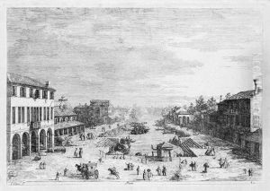Mestre (bromberg 3) by (Giovanni Antonio Canal) Canaletto